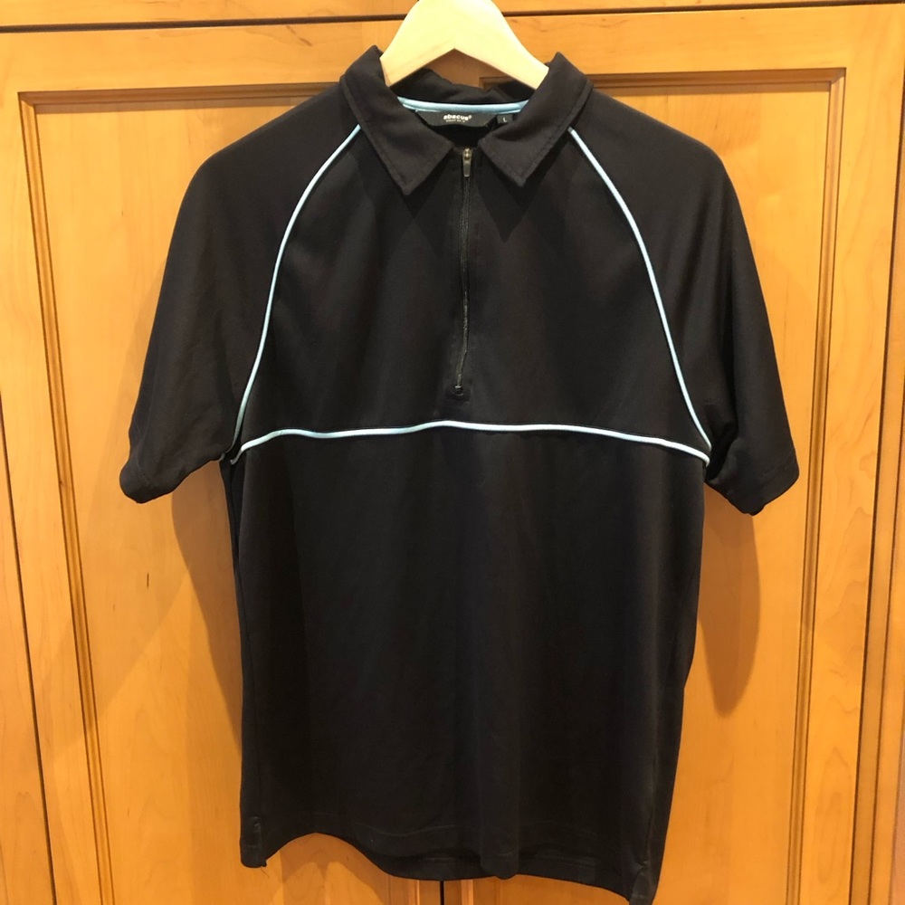Abacus navy golf polo
